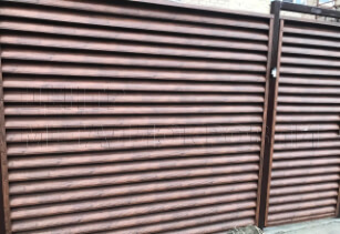 Фото горизонтального металлического забора жалюзи в Алматы